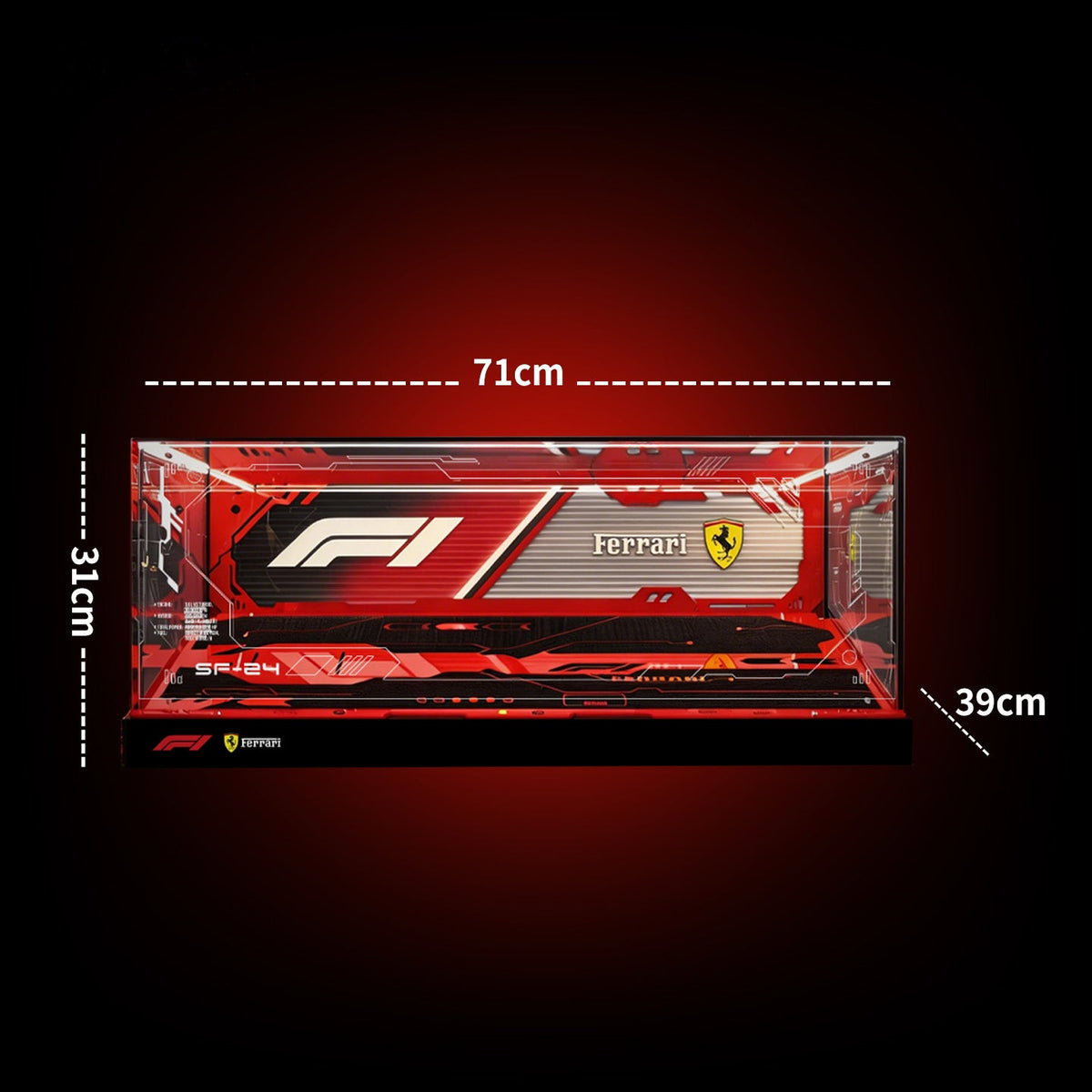 LEGO 42207 Ferrari SF-24 F1 Car — D02 display view