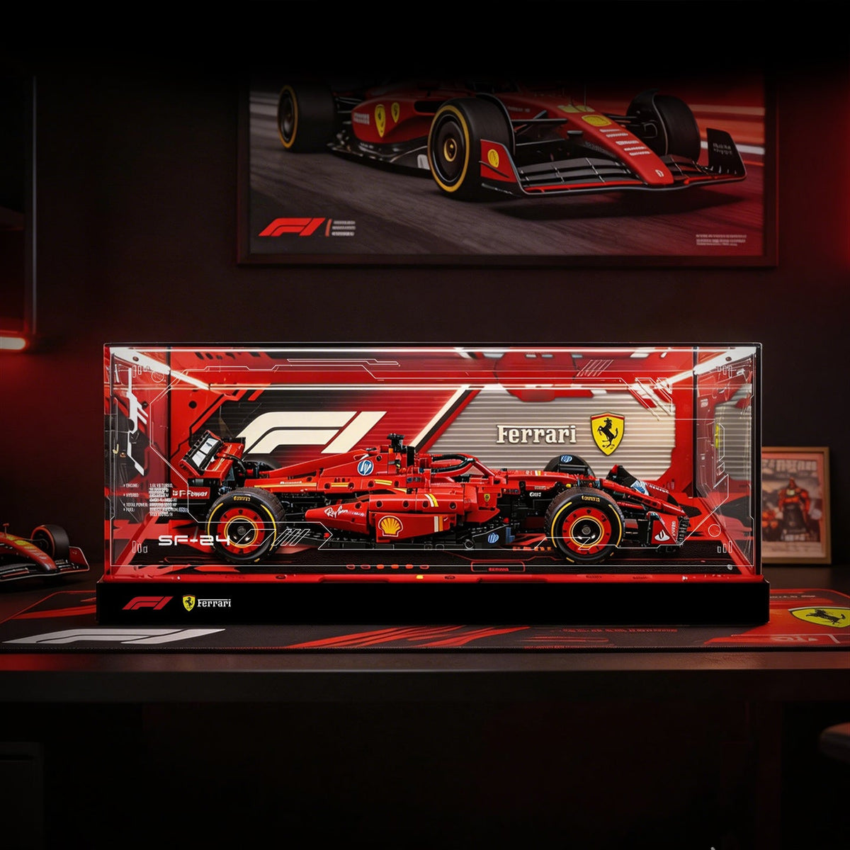 LEGO 42207 Ferrari SF-24 F1 Car — G03 display view