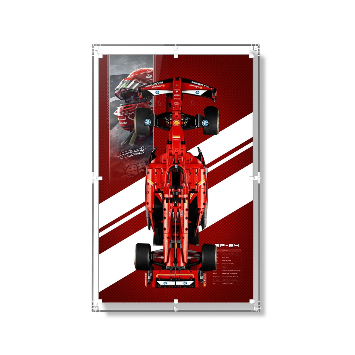 LEGO 42207 Ferrari SF-24 F1 Car — G12 display view