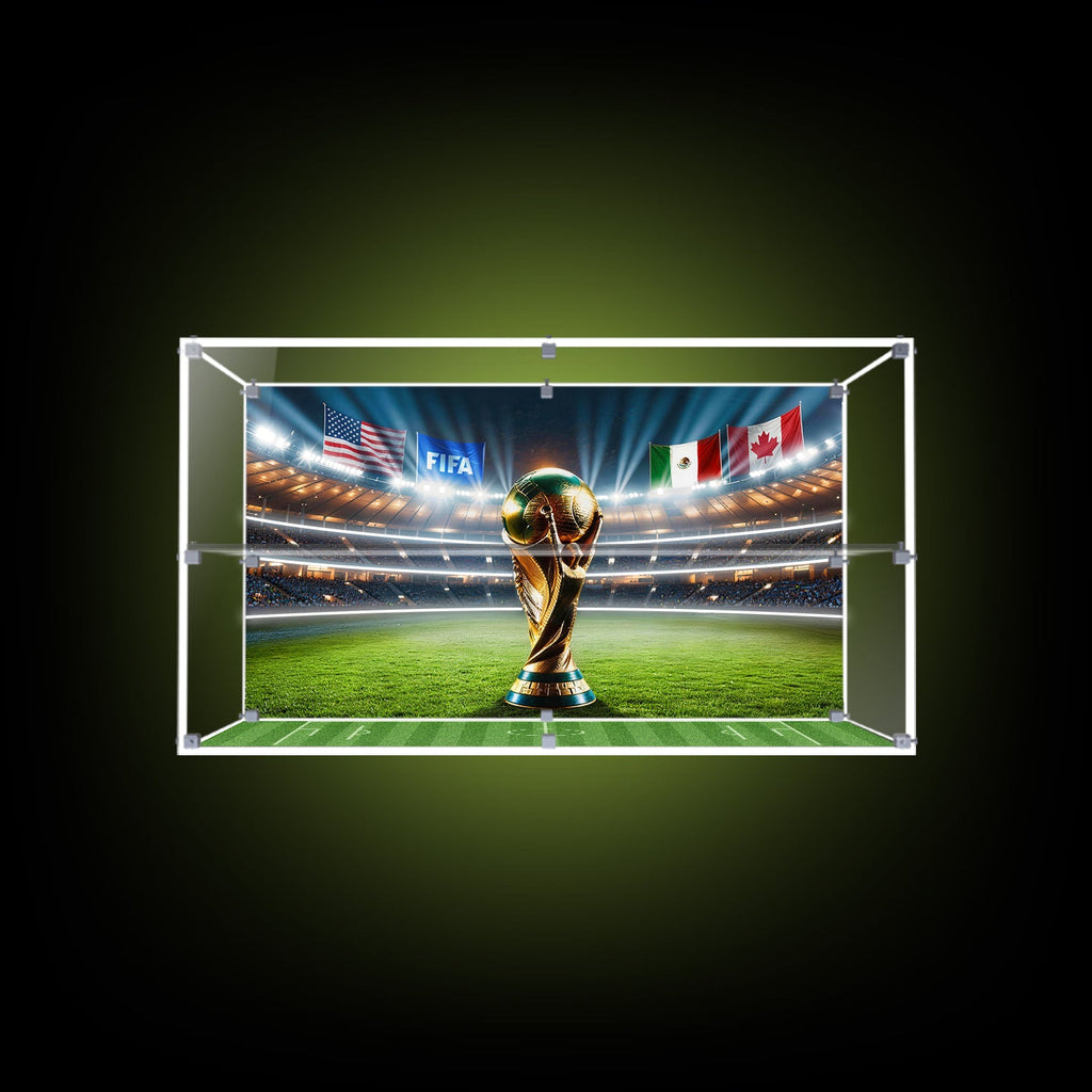 LEGO 43011, 43012, 43013, 43027 FIFA Soccer Highlights: Messi, Ronaldo, Mbappé & Vini — G02 display view
