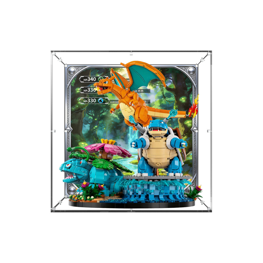 LEGO 72153 Pokémon Venusaur, Charizard and Blastoise — G05 display view