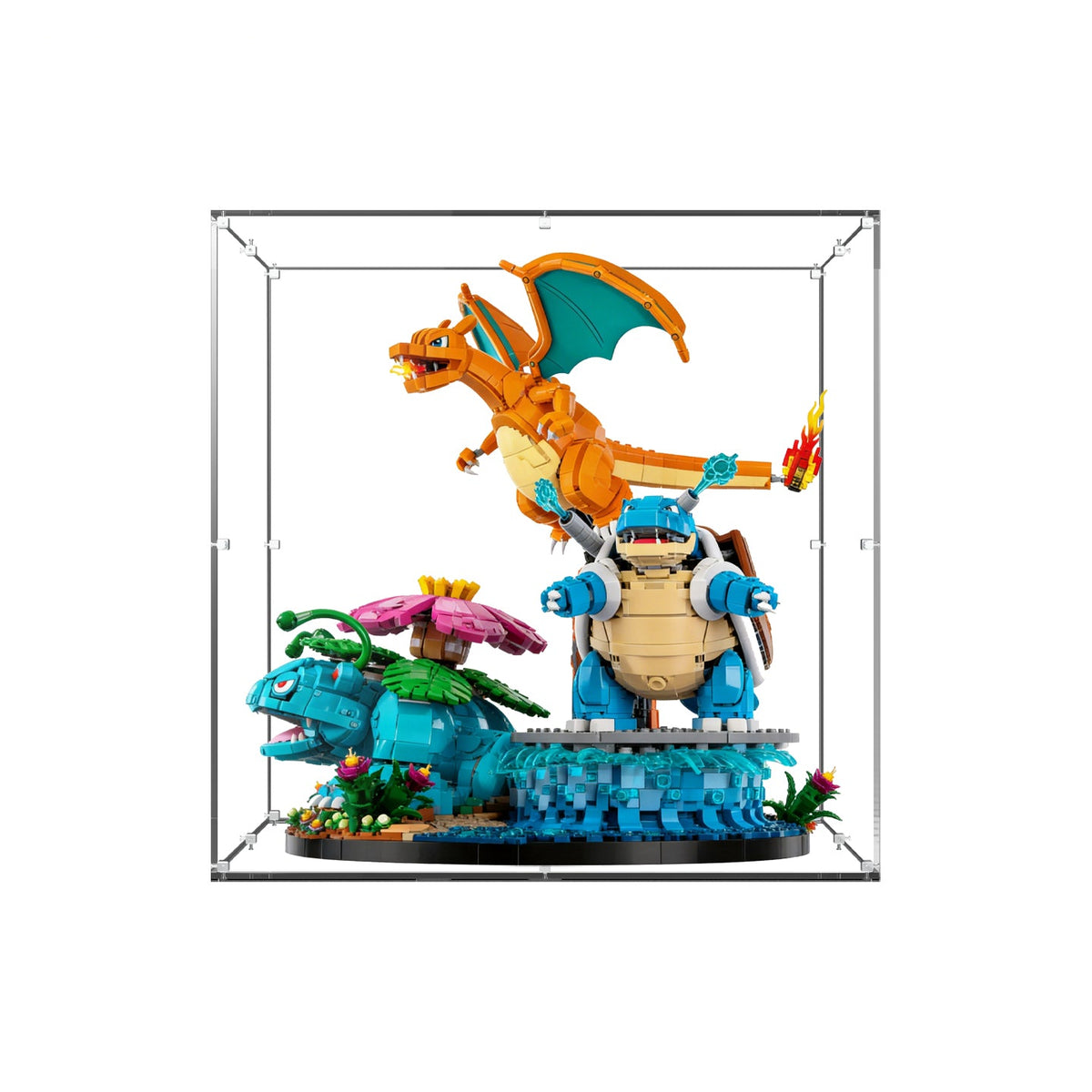 LEGO 72153 Pokémon Venusaur, Charizard and Blastoise — G06 display view