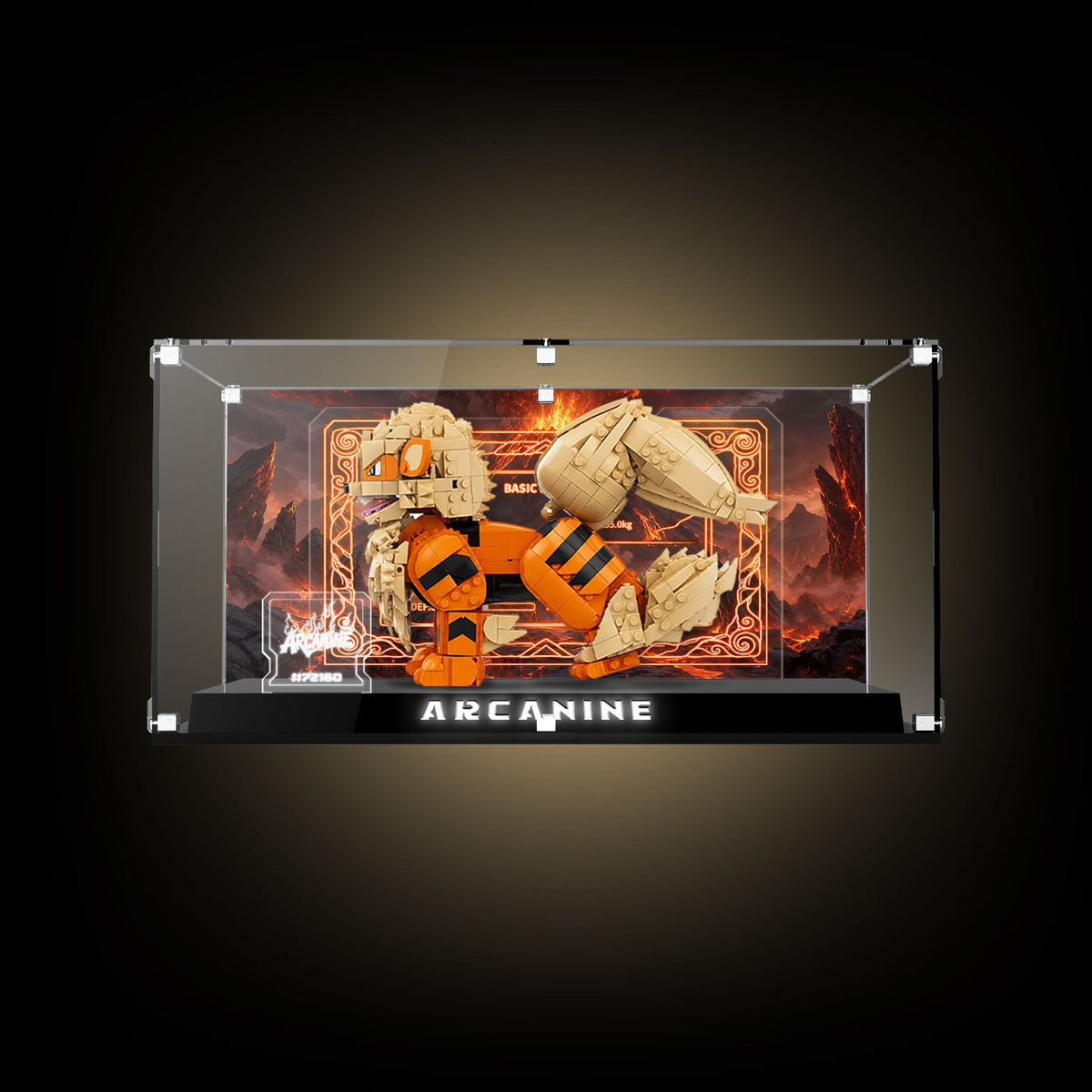 LEGO 72160 Arcanine — G01 display view