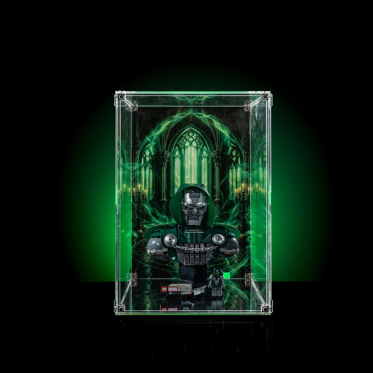 LEGO 76345 Doctor Doom Bust — G03 display view