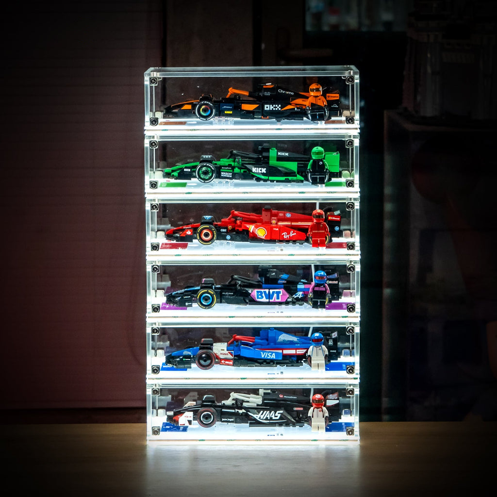 LEGO 77259 Audi Revolut F1 Team R26 Race Car — D02 display view
