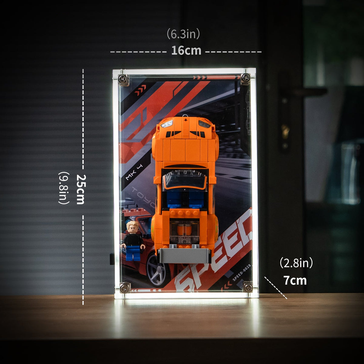 LEGO 77260 Speed Champions Fast & Furious Toyota Supra MK4 — D01 display view