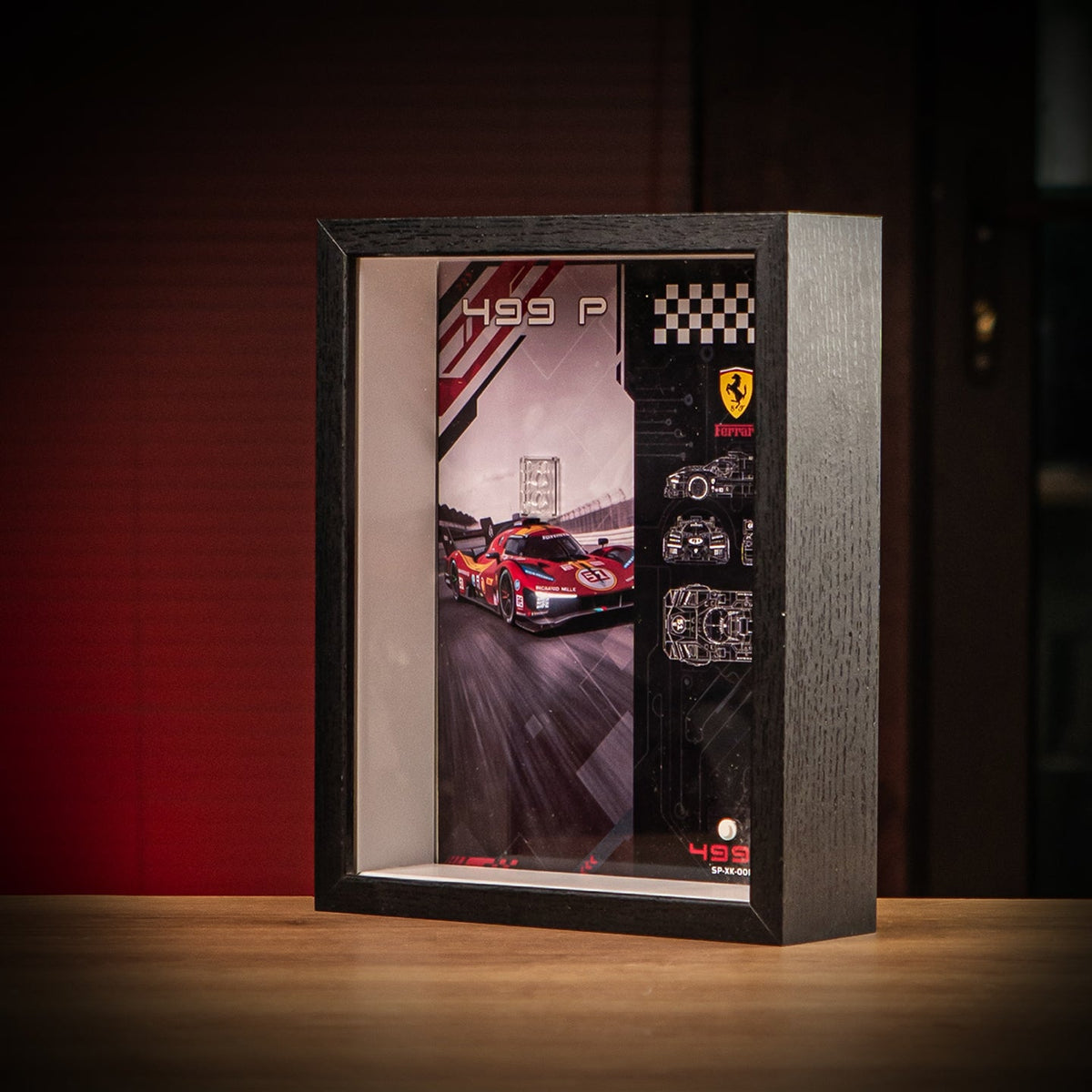 LEGO 77261 Speed Champions Ferrari 499P — G08 display view