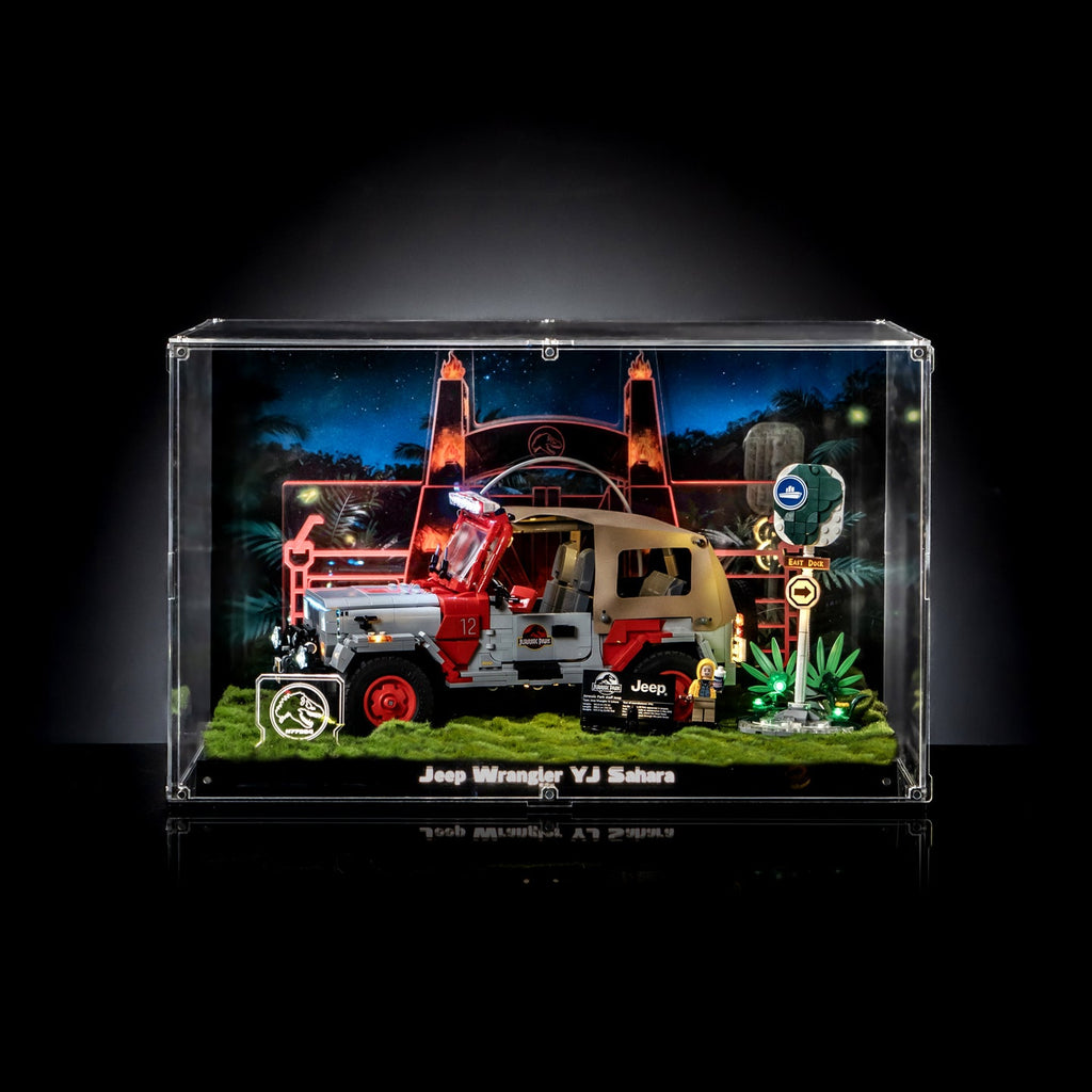 LEGO 77984 Jurassic World Jurassic Park Jeep Wrangler — G01 display view