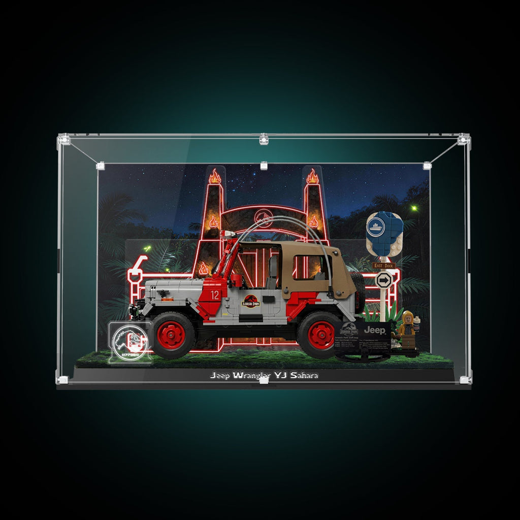 LEGO 77984 Jurassic World Jurassic Park Jeep Wrangler — G03 display view