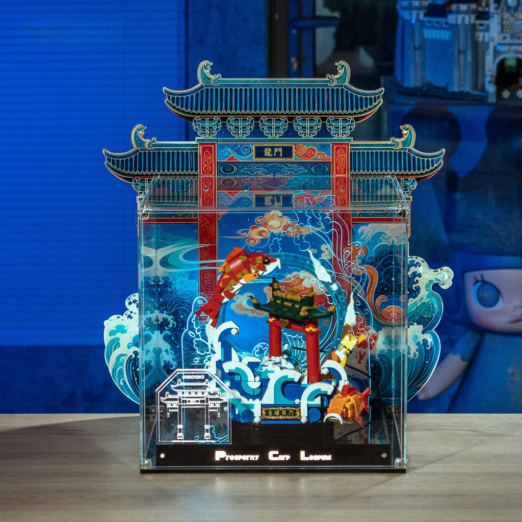 LEGO 80120 Prosperity Carp Leaping — G01 display view
