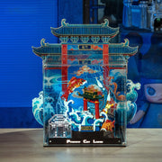 Display Case Compatible with LEGO® Set 80120 Prosperity Carp Leaping | CubeBuff