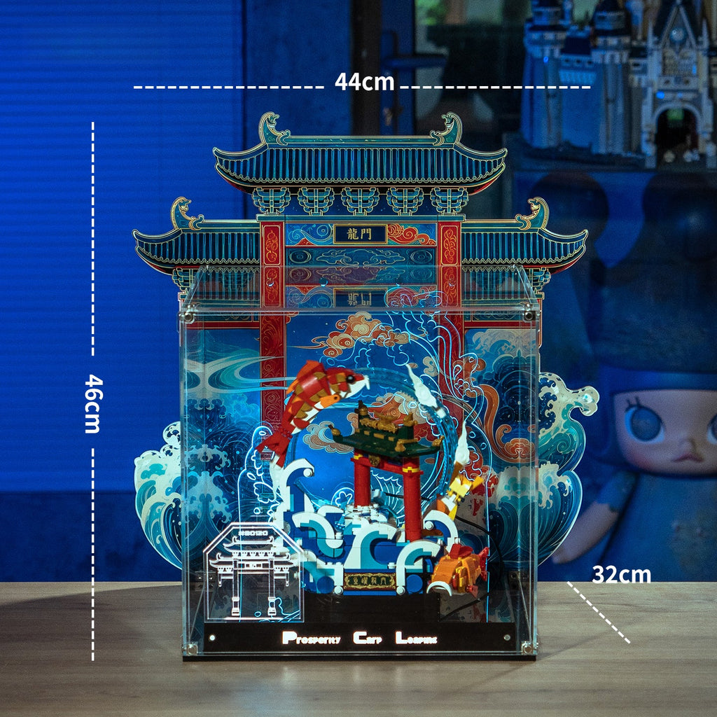 LEGO 80120 Prosperity Carp Leaping — G03 display view
