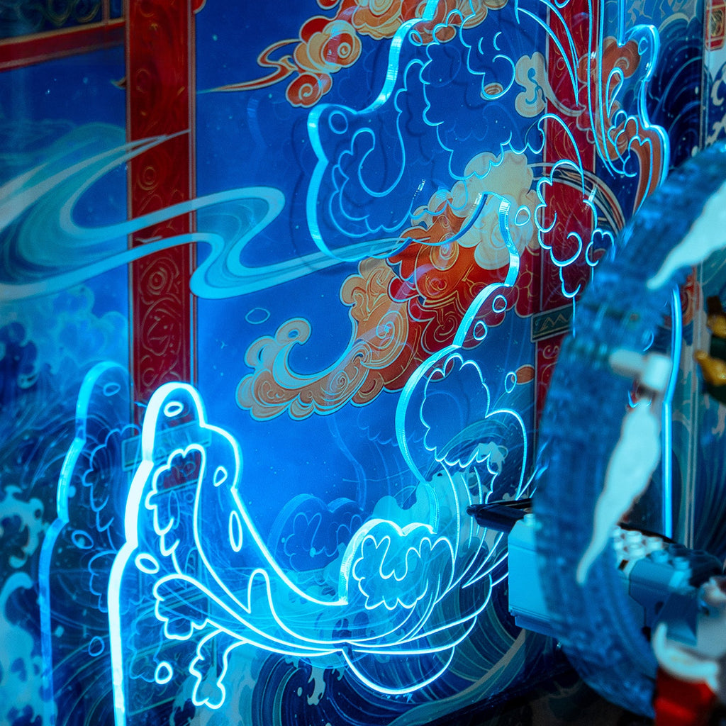 LEGO 80120 Prosperity Carp Leaping — G06 display view