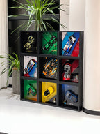 Several separate Speed Champions display frames shown together