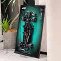 Mercedes-AMG F1 W14 E Performance (42171) wall display frame with green racing backdrop