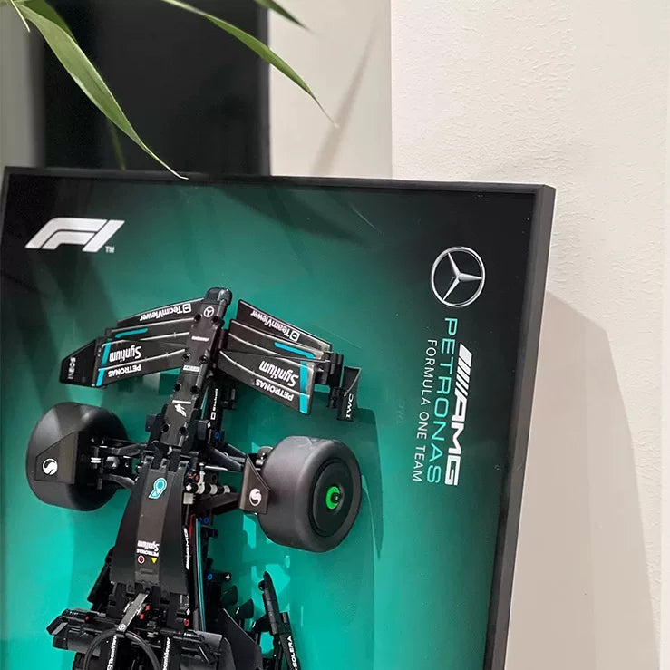 Mercedes-AMG F1 W14 E Performance (42171) wall display frame, close view
