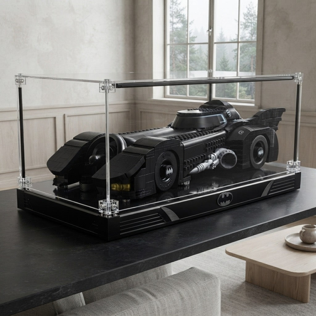 Custom display case for LEGO Batman Returns Batmobile 76355
