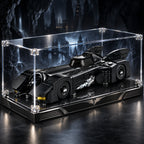 Display case with lighting for LEGO Batman Returns Batmobile 76355