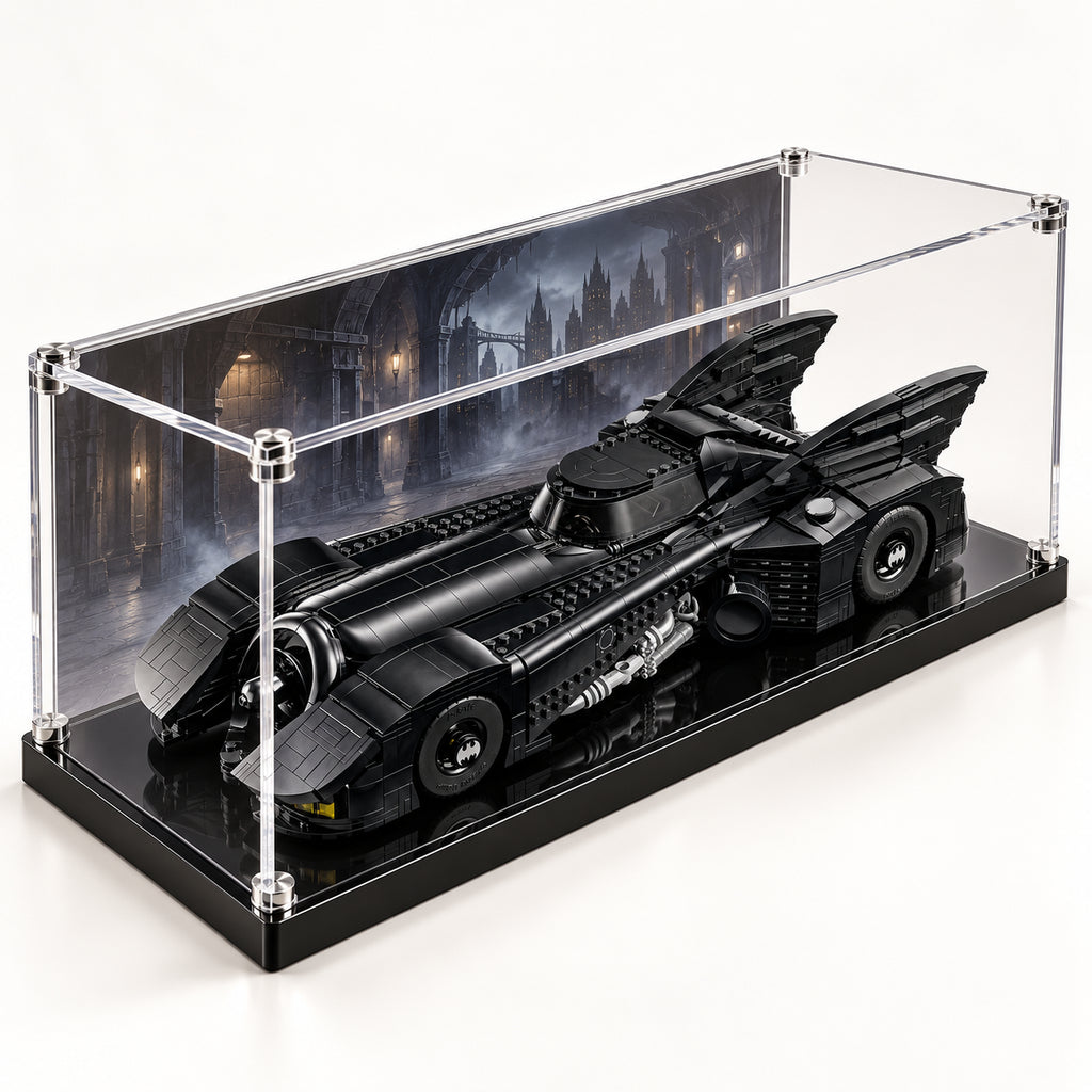 Display case without lighting for LEGO Batman Returns Batmobile 76355