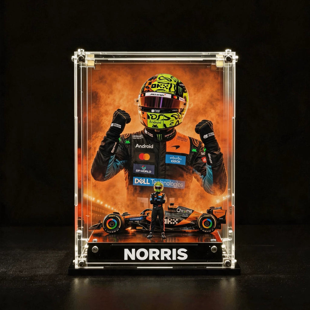 Acrylic Display for LEGO® F1 Helmets — Select Driver & Set